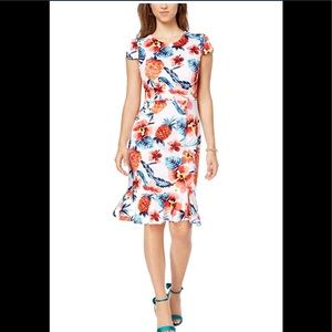 Betsy Johnson tropical dress size 12